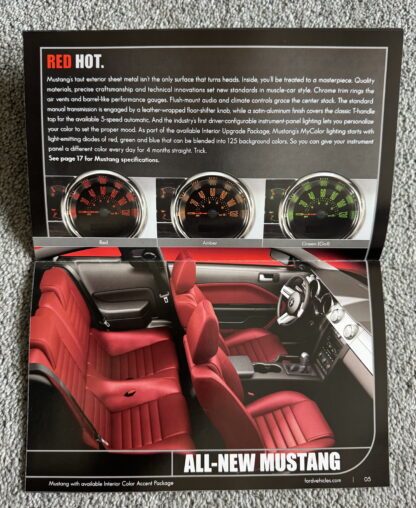 2005 Ford Premium Range Brochure Mustang, GT, Thunderbird - Image 4