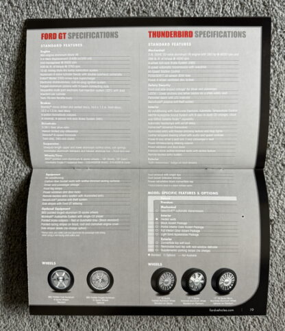2005 Ford Premium Range Brochure Mustang, GT, Thunderbird - Image 11