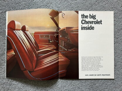 1969 Chevrolet Viewpoint Brochure Impala Corvette Camaro Chevelle Corvair - Image 4