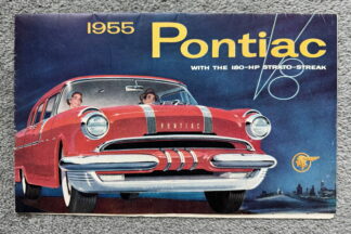 1955 Pontiac Range Brochure Star Chief, Chieftain 860, Chieftain 870