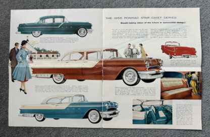 1955 Pontiac Range Brochure Star Chief, Chieftain 860, Chieftain 870 - Image 3