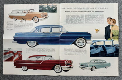 1955 Pontiac Range Brochure Star Chief, Chieftain 860, Chieftain 870 - Image 4
