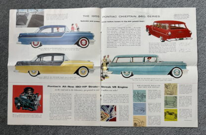 1955 Pontiac Range Brochure Star Chief, Chieftain 860, Chieftain 870 - Image 5