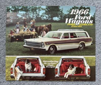 1966 Ford Wagon Range Brochure Falcon, Fairlane