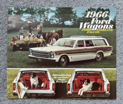 1966 Ford Wagon Range Brochure Falcon, Fairlane