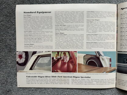 1966 Ford Wagon Range Brochure Falcon, Fairlane - Image 12