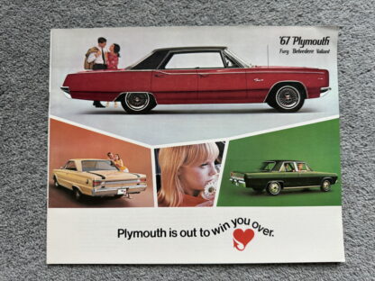 1967 Plymouth Range Fury Belvedere Valiant Brochure