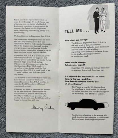 1959 Ford Falcon Q&A Brochure - Image 3