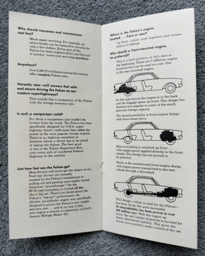 1959 Ford Falcon Q&A Brochure - Image 5