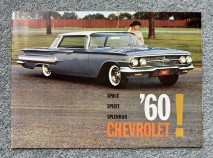 1960 Chevrolet Full Range Impala Bel Air Biscayne Kingswood Corvair Brochure