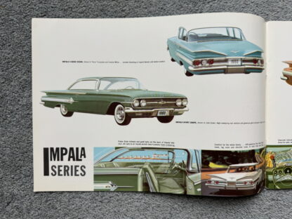 1960 Chevrolet Full Range Impala Bel Air Biscayne Kingswood Corvair Brochure - Image 2