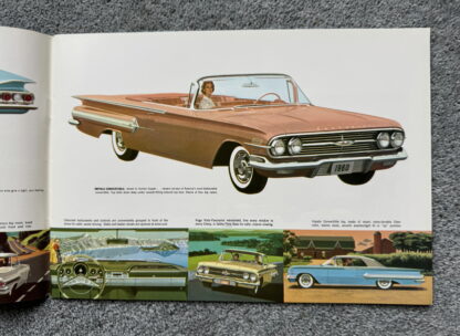 1960 Chevrolet Full Range Impala Bel Air Biscayne Kingswood Corvair Brochure - Image 3