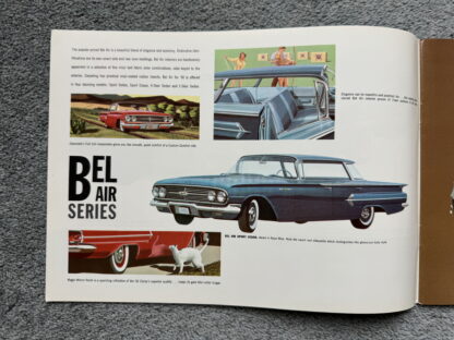 1960 Chevrolet Full Range Impala Bel Air Biscayne Kingswood Corvair Brochure - Image 4