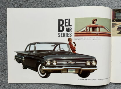 1960 Chevrolet Full Range Impala Bel Air Biscayne Kingswood Corvair Brochure - Image 6