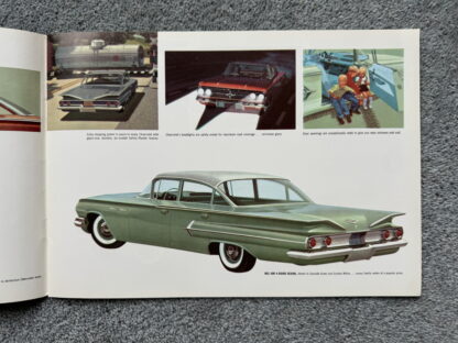 1960 Chevrolet Full Range Impala Bel Air Biscayne Kingswood Corvair Brochure - Image 7