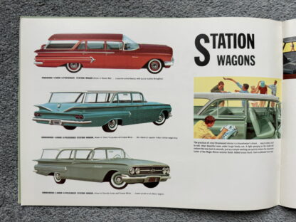 1960 Chevrolet Full Range Impala Bel Air Biscayne Kingswood Corvair Brochure - Image 12