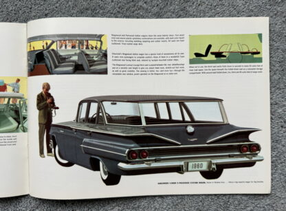 1960 Chevrolet Full Range Impala Bel Air Biscayne Kingswood Corvair Brochure - Image 13
