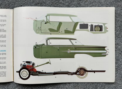 1960 Chevrolet Full Range Impala Bel Air Biscayne Kingswood Corvair Brochure - Image 15