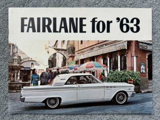 1963 Ford Fairlane Brochure