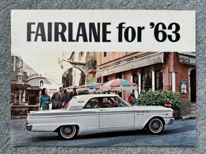 1963 Ford Fairlane Brochure