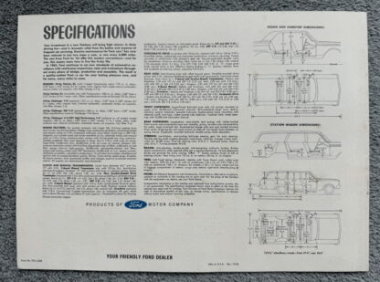 1963 Ford Fairlane Brochure - Image 12