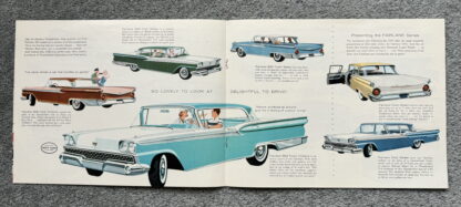 1959 Ford Range Brochure Fairlane, Thunderbird, Custom, Wagons - Image 3