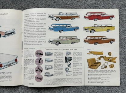 1959 Ford Range Brochure Fairlane, Thunderbird, Custom, Wagons - Image 5