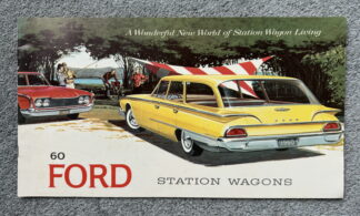1960 Ford Wagon Range Full Brochure
