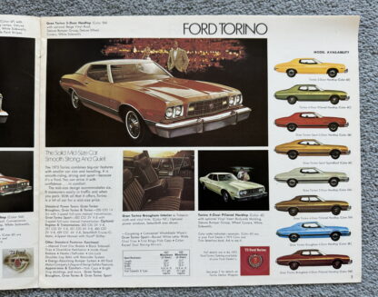1973 Ford Range Brochure Mustang, Torino, LTD, Thunderbird, Maverick - Image 3