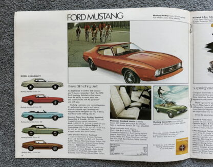 1973 Ford Range Brochure Mustang, Torino, LTD, Thunderbird, Maverick - Image 4