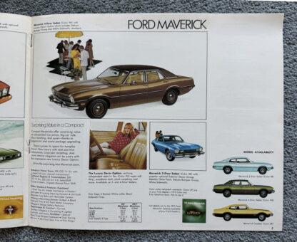 1973 Ford Range Brochure Mustang, Torino, LTD, Thunderbird, Maverick - Image 5