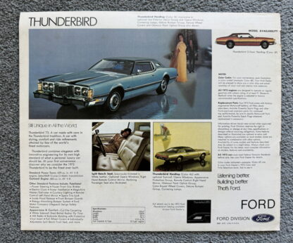 1973 Ford Range Brochure Mustang, Torino, LTD, Thunderbird, Maverick - Image 8