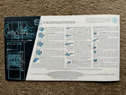 1960 Ford Range Full Brochure Fairlane, Galaxie, Starliner, Sunliner - Image 16