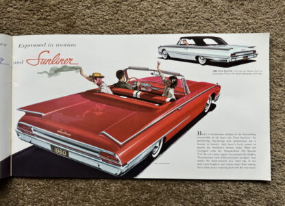 1960 Ford Range Full Brochure Fairlane, Galaxie, Starliner, Sunliner - Image 7
