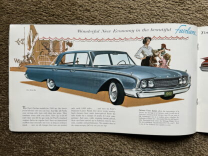 1960 Ford Range Full Brochure Fairlane, Galaxie, Starliner, Sunliner - Image 8