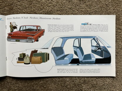 1960 Ford Range Full Brochure Fairlane, Galaxie, Starliner, Sunliner - Image 9