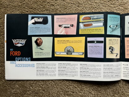 1960 Ford Range Full Brochure Fairlane, Galaxie, Starliner, Sunliner - Image 10
