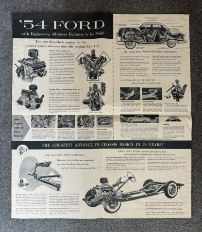 1954 Ford Range Brochure Crestline, Customline, Mainline, Wagons - Image 7