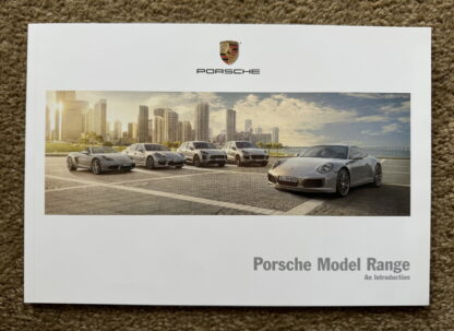2016/17 Porsche Range Brochure, 911, Boxter, Cayman, Macan, Panamera, Cayenne