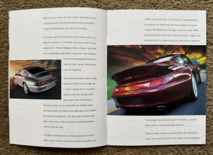 1997 Porsche 911, Boxter Brochure - Image 5