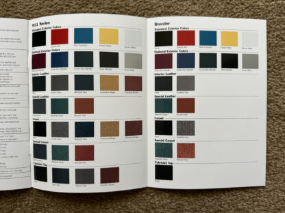 1997 Porsche 911, Boxter Brochure - Image 11