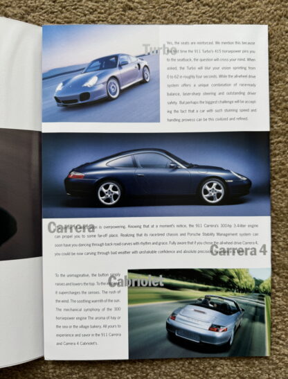 2001/2 Porsche Range Brochure, 911, Boxster - Image 5