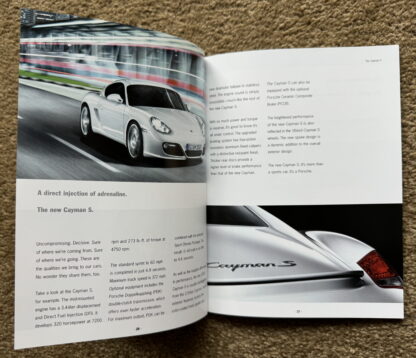 2009 Porsche Range Brochure, 911, Carrera, Cayman, Cayenne, Boxster - Image 11