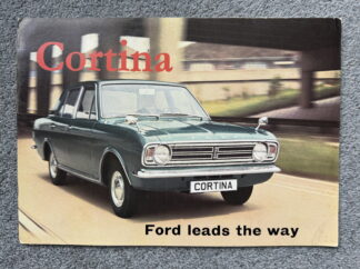1968 Ford Cortina Brochure Lotus, GT, Super, De Luxe, Estate