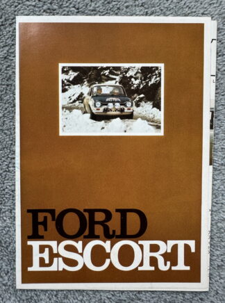 1968 Ford Escort De Luxe, Estate, GT Brochure