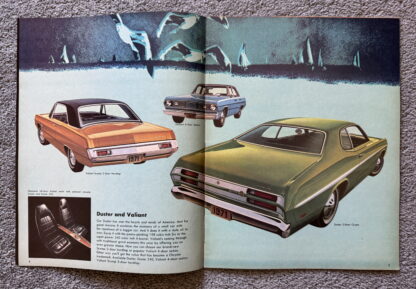 1971 Plymouth Chrysler Range Brochure Valiant, Fury, Barracuda, Satellite - Image 3
