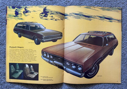 1971 Plymouth Chrysler Range Brochure Valiant, Fury, Barracuda, Satellite - Image 9