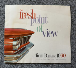 1960 Pontiac Premium Range Brochure Bonneville, Star Chief, Catalina, Ventura