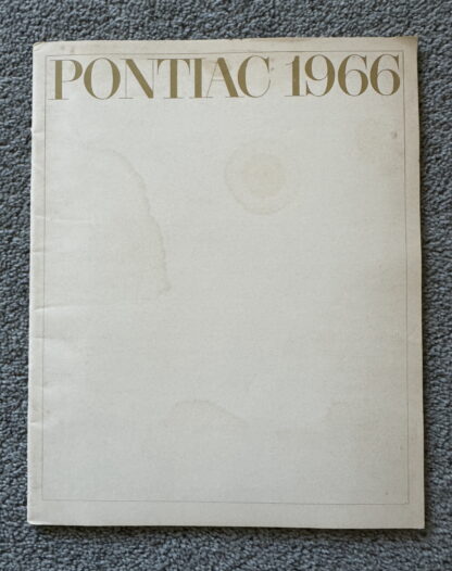 1966 Pontiac Range Brochure GTO, Bonneville, Grand Prix, Ventura, Catalina - Image 2
