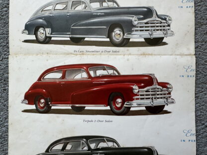 1948 Pontiac De Luxe, Torpedo, Streamliner Range Brochure - Image 7